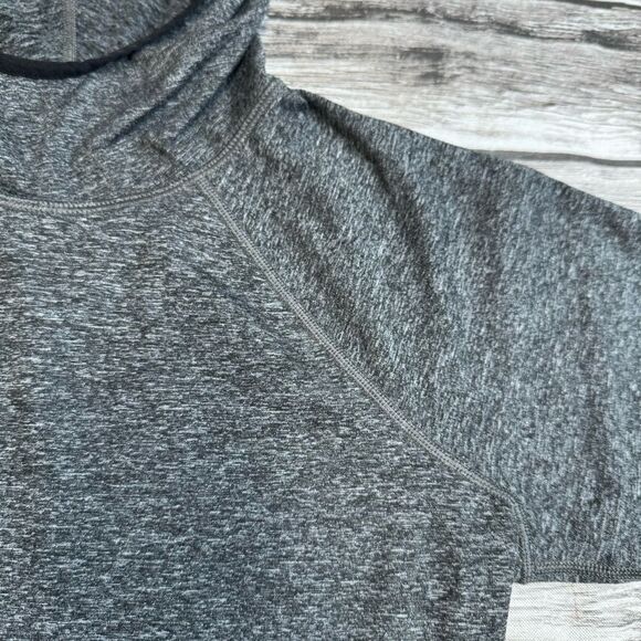 Old Navy Active Women Cozecore Cropped Scuba Hoodie Grey Gray S SM Small ST TALL - Picture 7 of 16